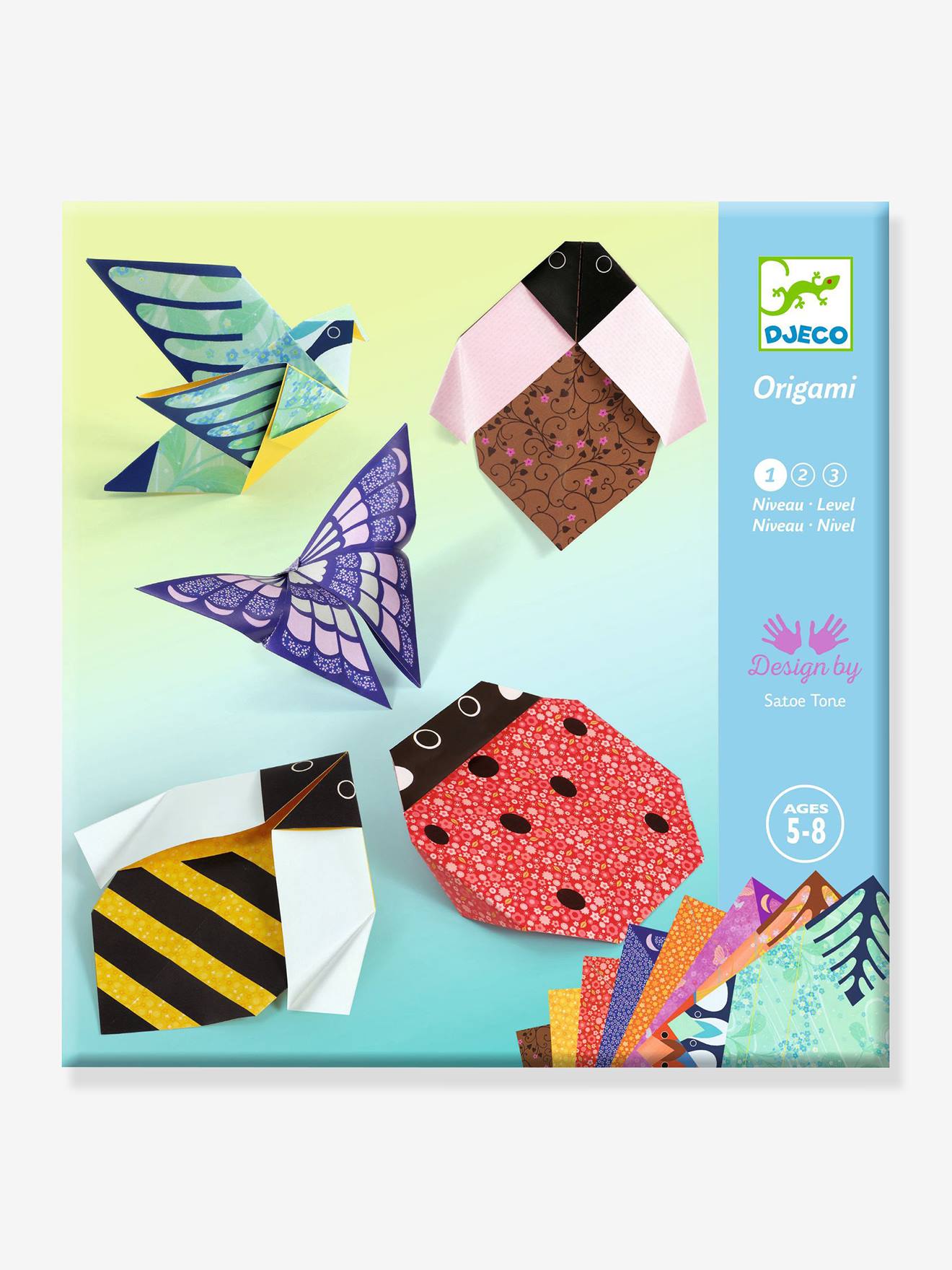 Origami in mijn tuin DJECO blauw