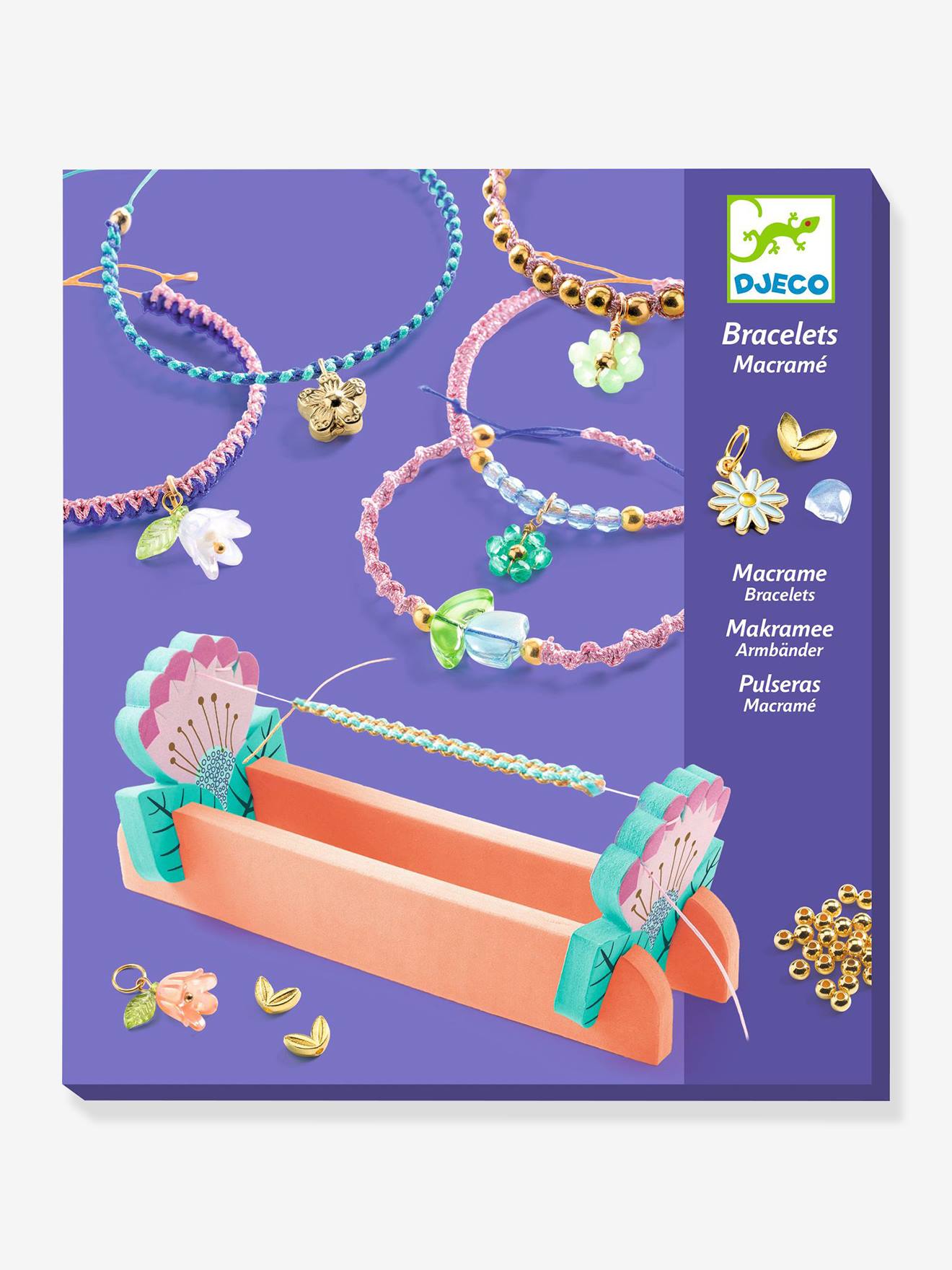 Macramé armbanden DJECO blauw