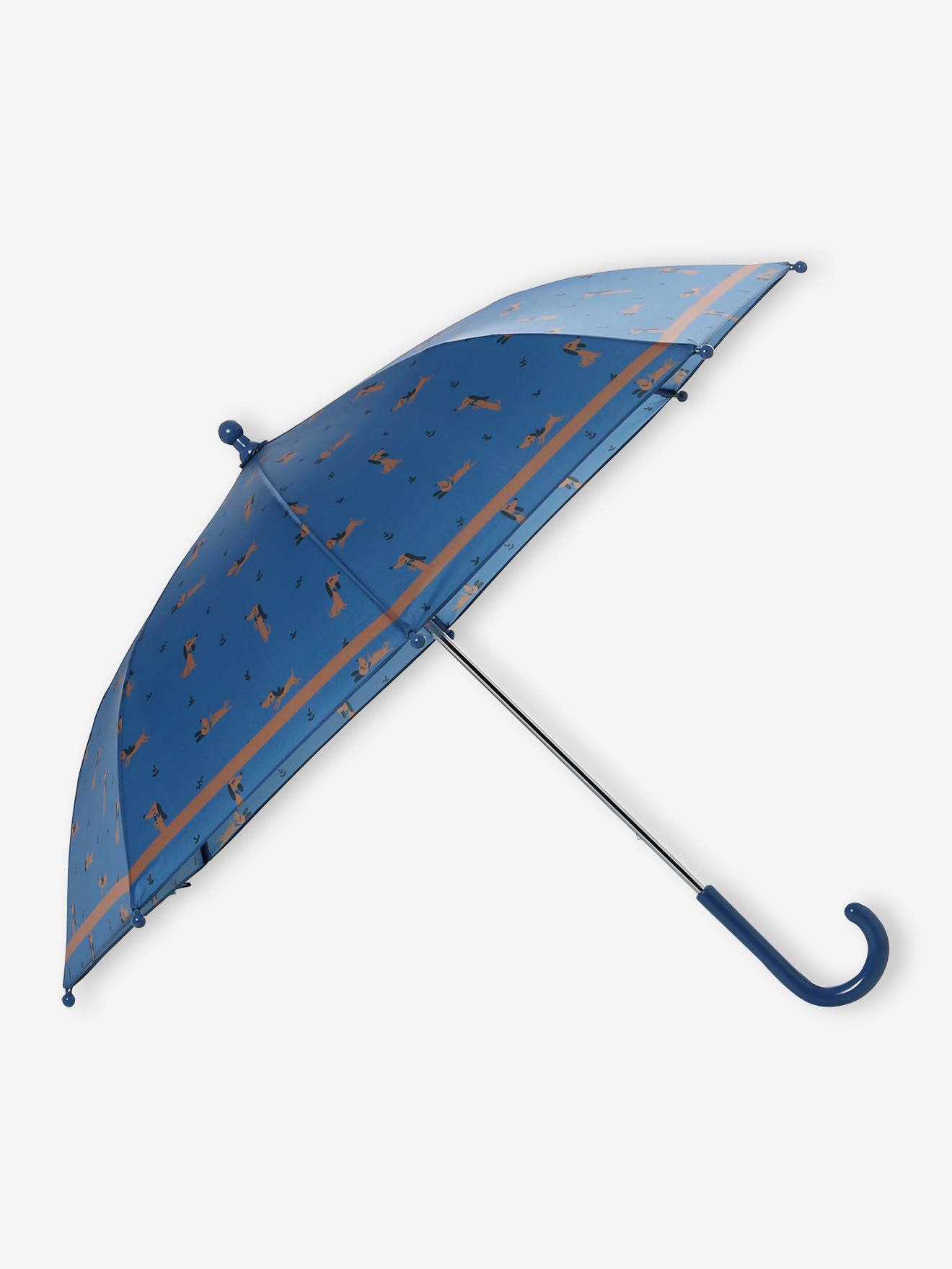 Paraplu met dinomotief voor jongens blauw