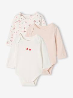 Baby-Body-Set van 3 babybody's met lange mouwen