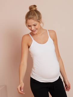 Zwangerschapskleding-Set van 2 borstvoedingtopjes met fijne schouderbandjes