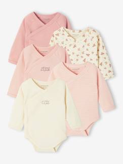 Baby-Set van 5 body's met opening voor pasgeborenen