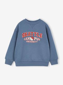 Jongens-Sport collectie-Sweater met ronde hals jongen