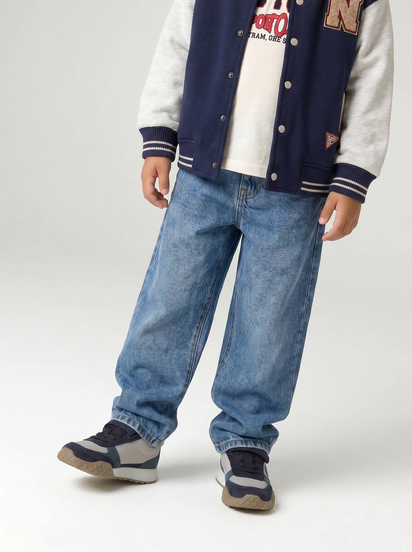 Loose jeans voor jongens double stone