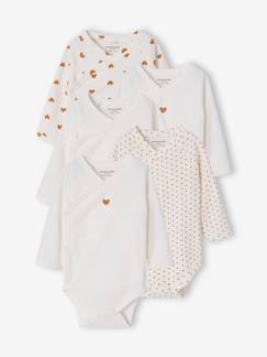 Baby-Body-Set van 5 newborn rompers met lange mouwen