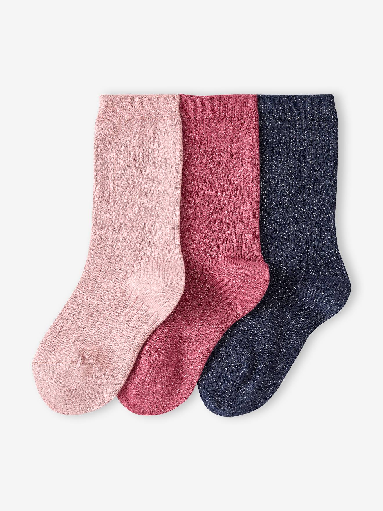Set van 3 meisjespanty's oudroze