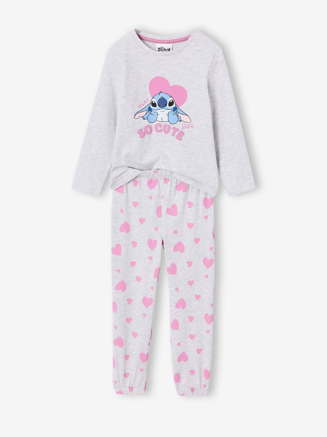 LILO & STITCH meisjespyjama gemêleerd grijs