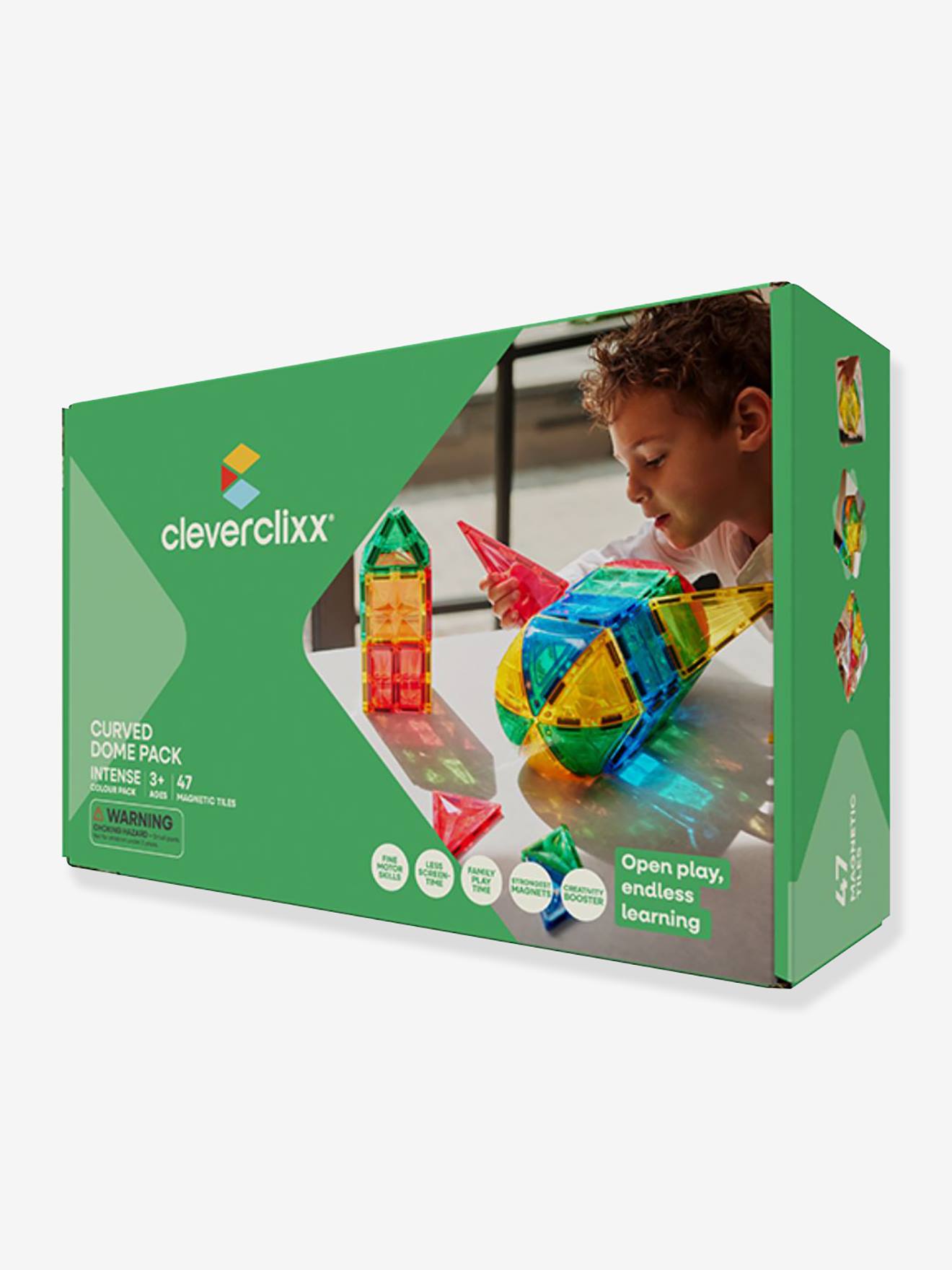 Cleverclixx gebogen koepel 47-delige set meerkleurig