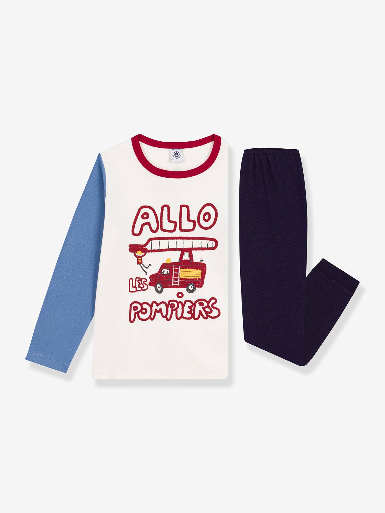 Brandweerpyjama blauw