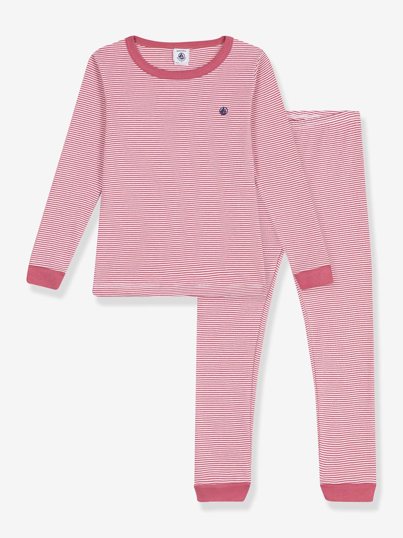Aansluitende pyjama PETIT BATEAU rozen