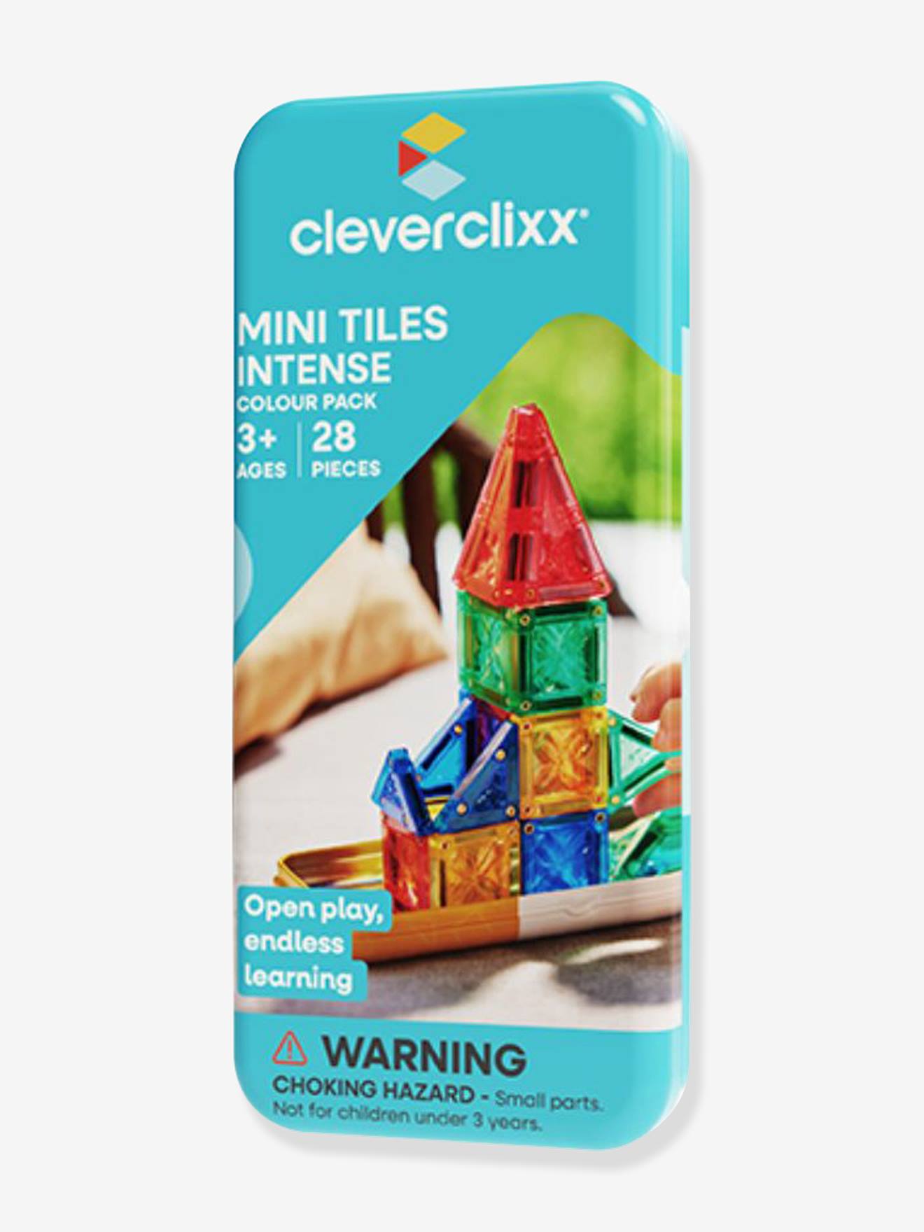 Cleverclixx mini magneettegels 28-delig meerkleurig