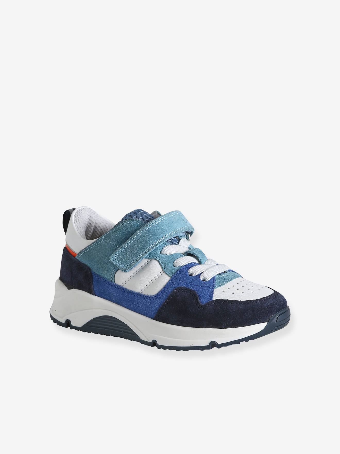 Jongenssneakers met klittenband marineblauw