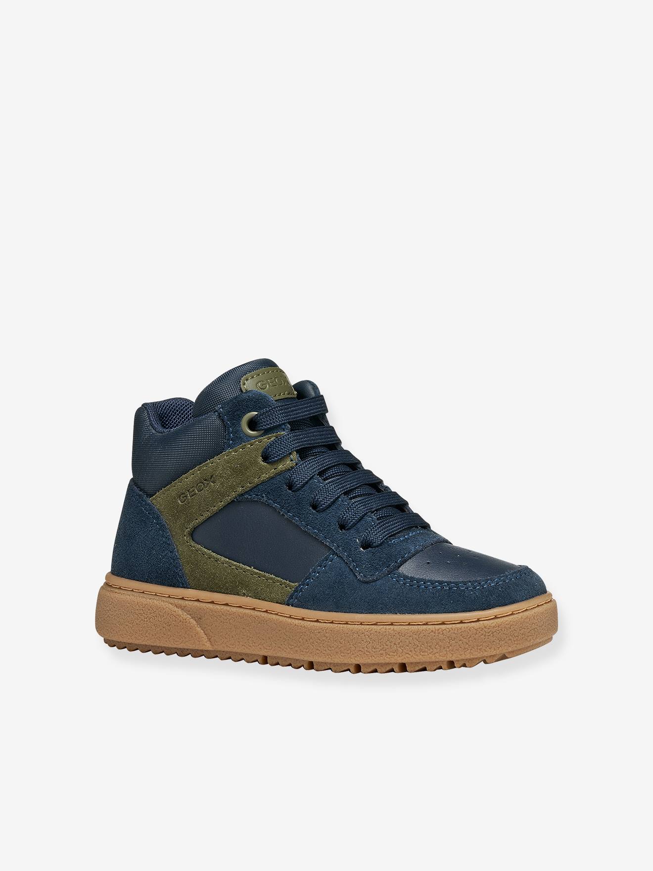 GEOX Theleven midhoge sneakers marineblauw