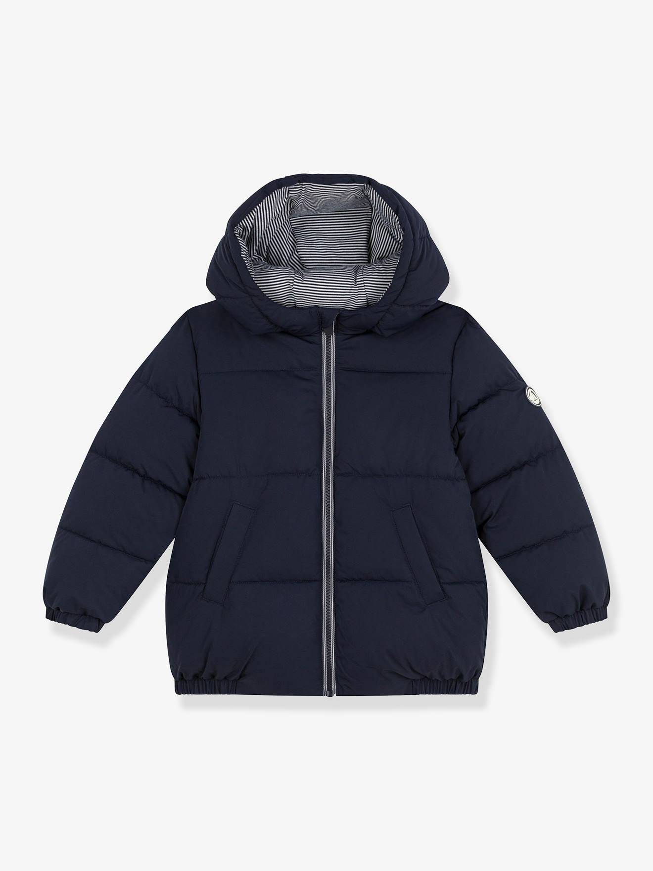 Gewatteerde kinderjas PETIT BATEAU marineblauw