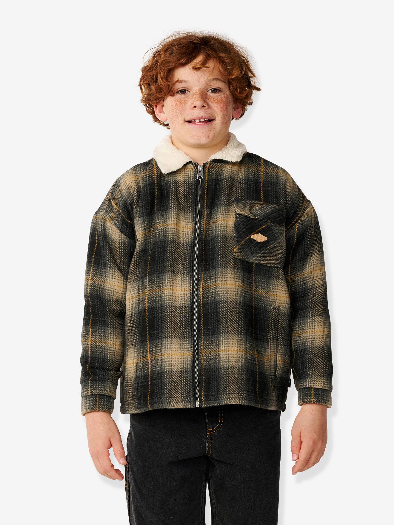 RIP CURL sherpavest met rits kaki