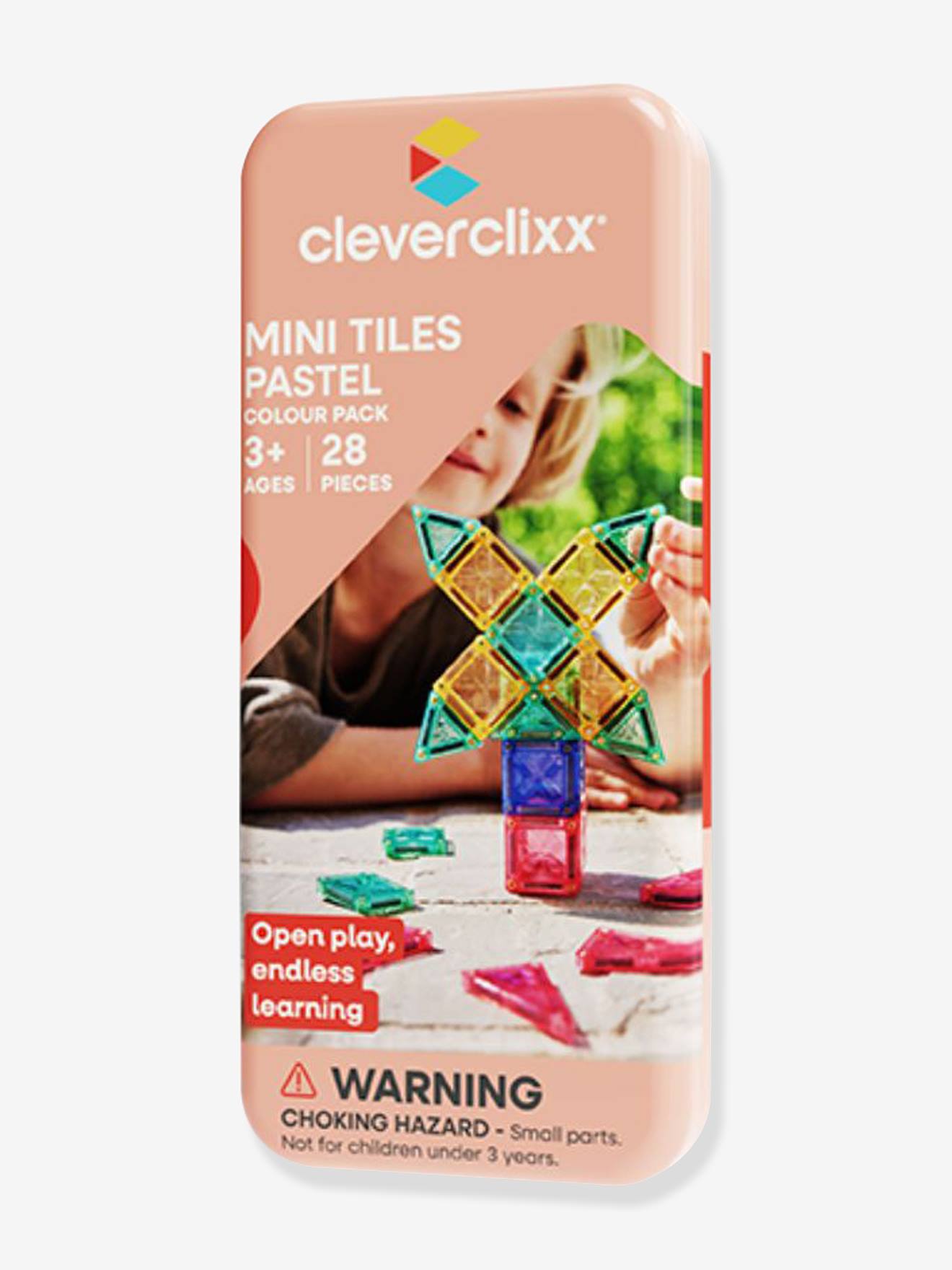 Cleverclixx Mini Tiles Pack 28-delig meerkleurig