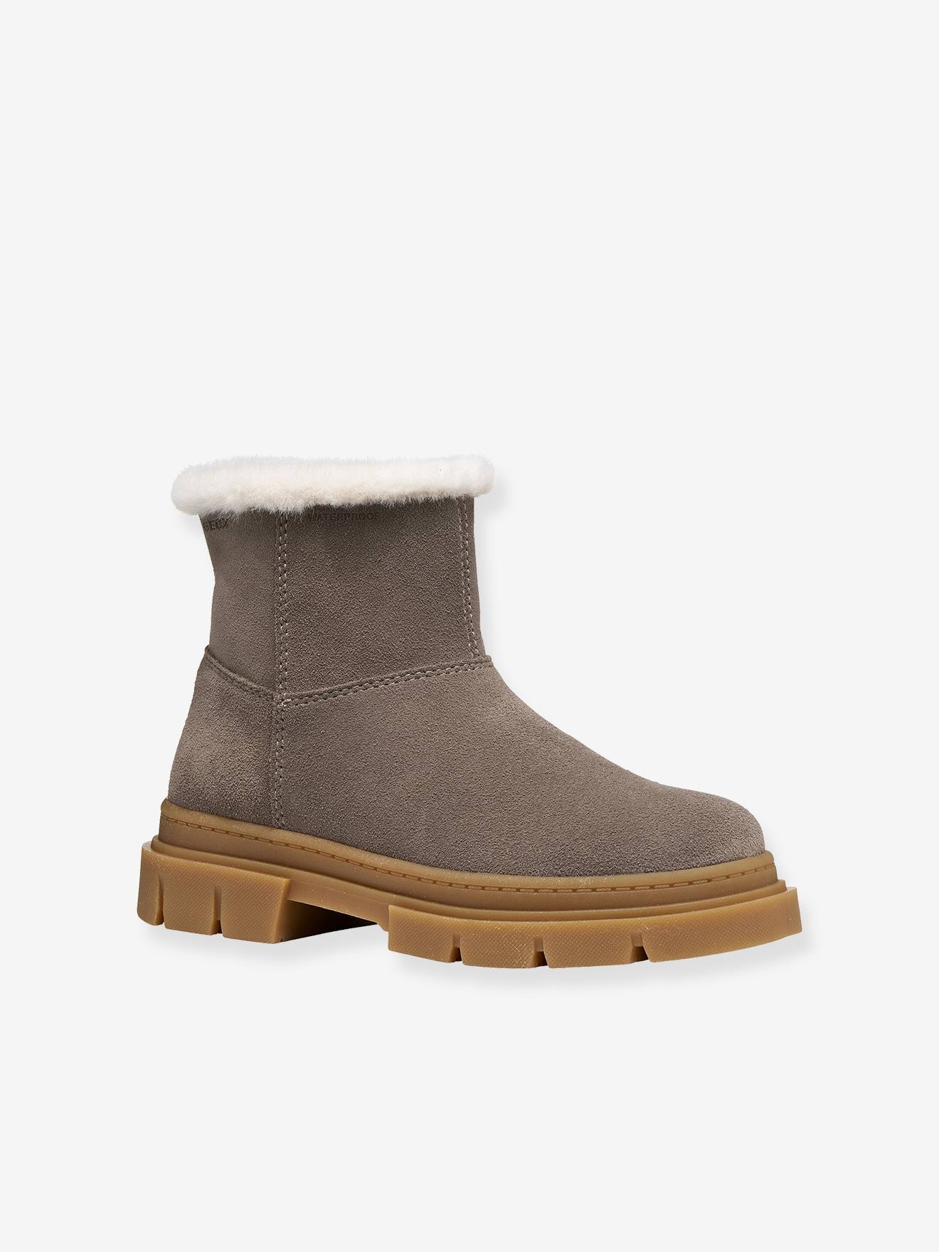 GEOX Karsyn enkellaarsjes taupe
