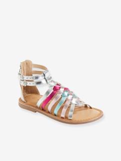 -Hoge leren sandalen voor meisjes