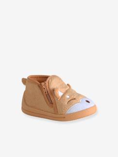 Schoenen-Baby schoenen 17-26-Canvas sloffen met rits voor baby's