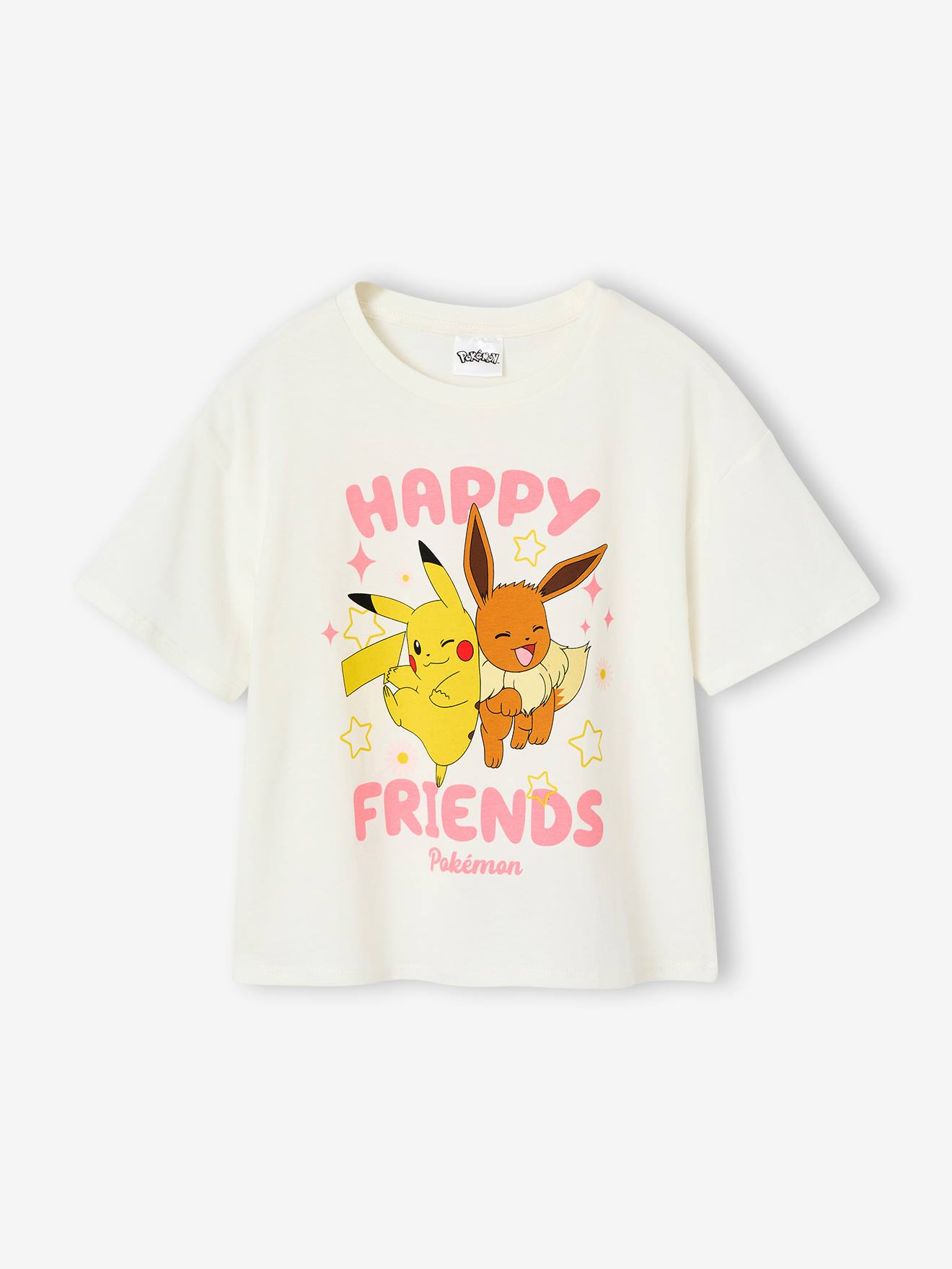 POKEMON T-shirt korte mouwen ecru