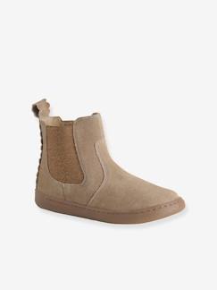 Schoenen-Meisje shoenen 23-38-Boots, laarsjes- Leren meisjeslaarzen