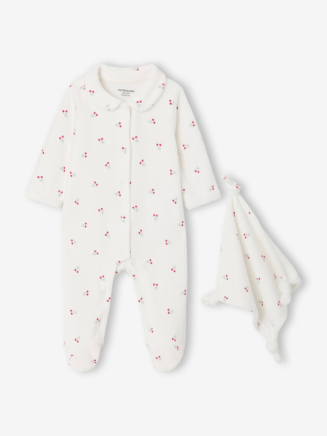 Cadeauset boxpakje + knuffeldoekje ecru