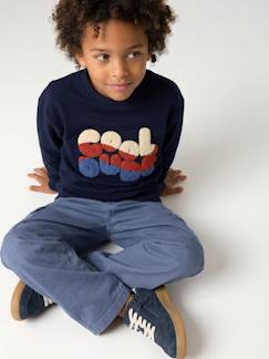 Jongens-T-shirt, poloshirt, souspull-T-shirt-Jongensshirt met lange mouwen