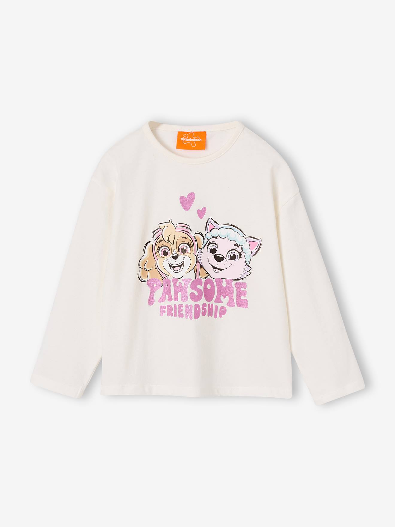 T-shirt met lange mouwen PAW PATROL ecru