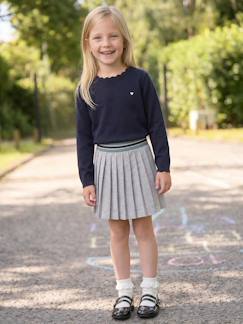 -Geplooide rok in sweatstof voor meisjes JONEN