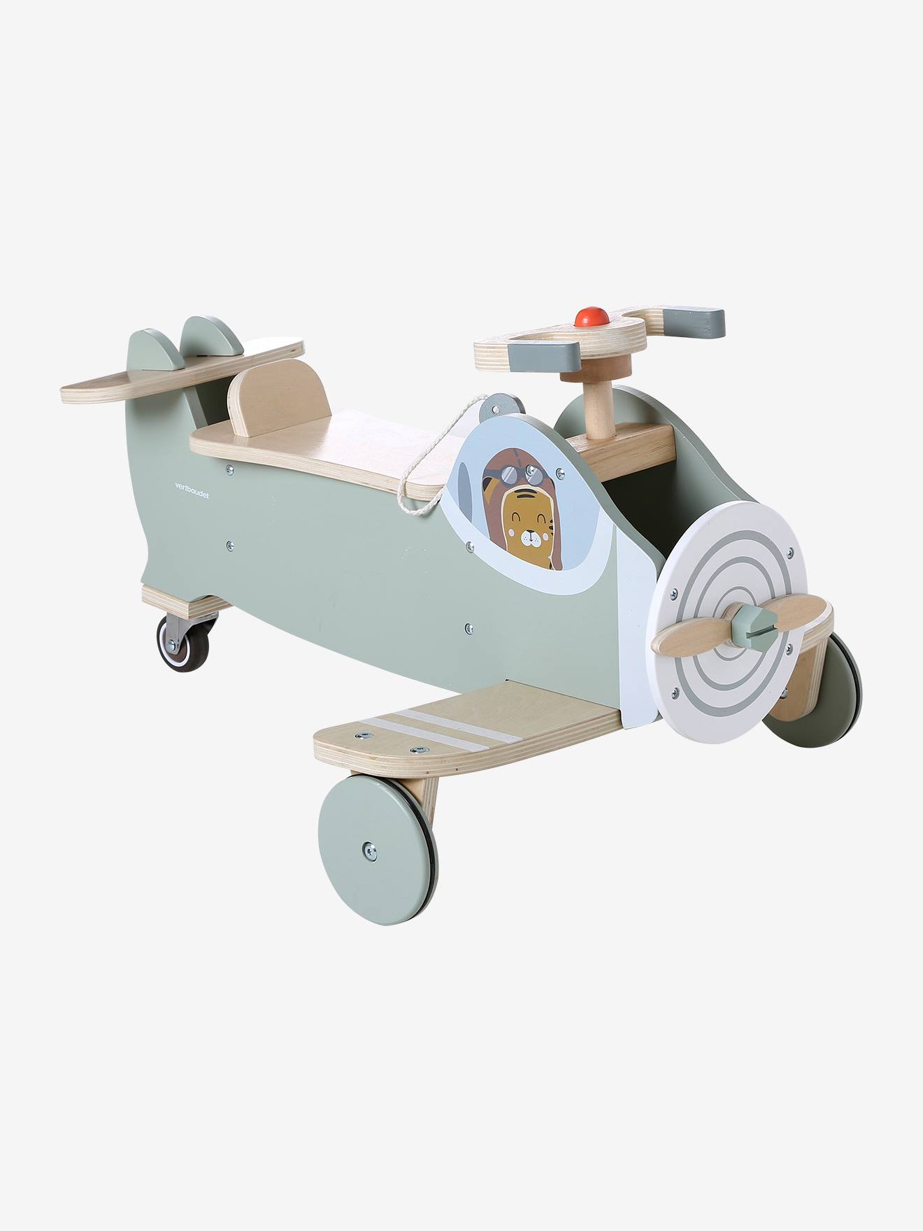 FSC100 houten vliegtuigloopauto hout
