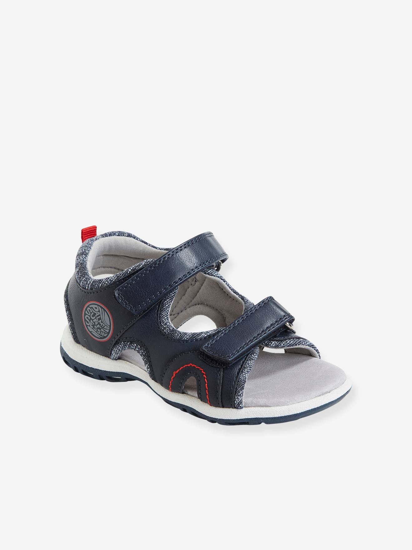 Sandalen met klittenband jongens kleutercollectie blauw