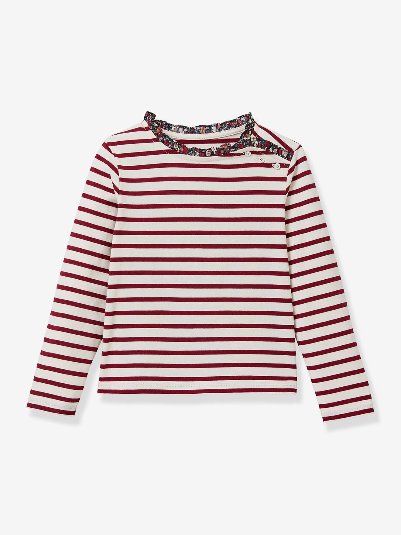 T-shirt met lange mouwen rood