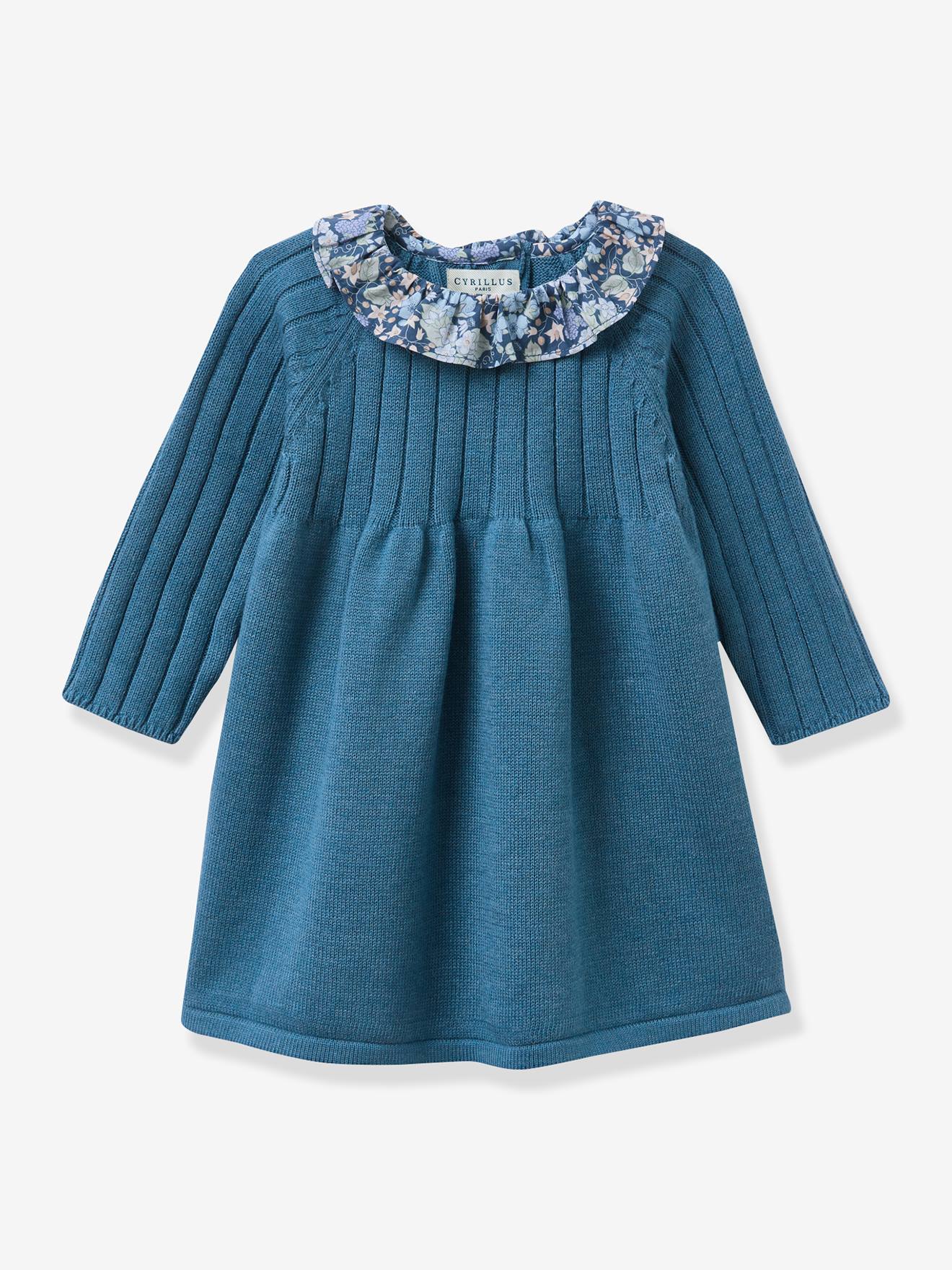 Gebreide jurk CYR blauw