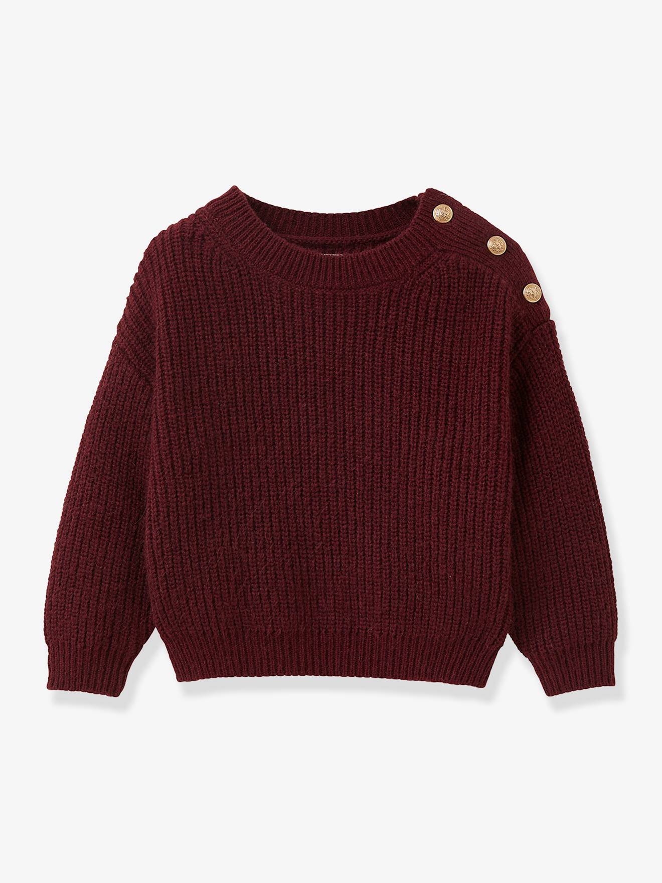 Parelsteek trui CYR bordeauxrood