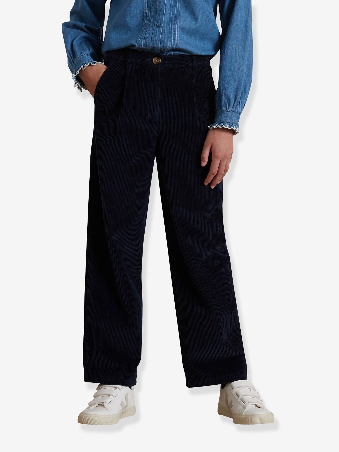 Wijde broek CYRILLUS rood