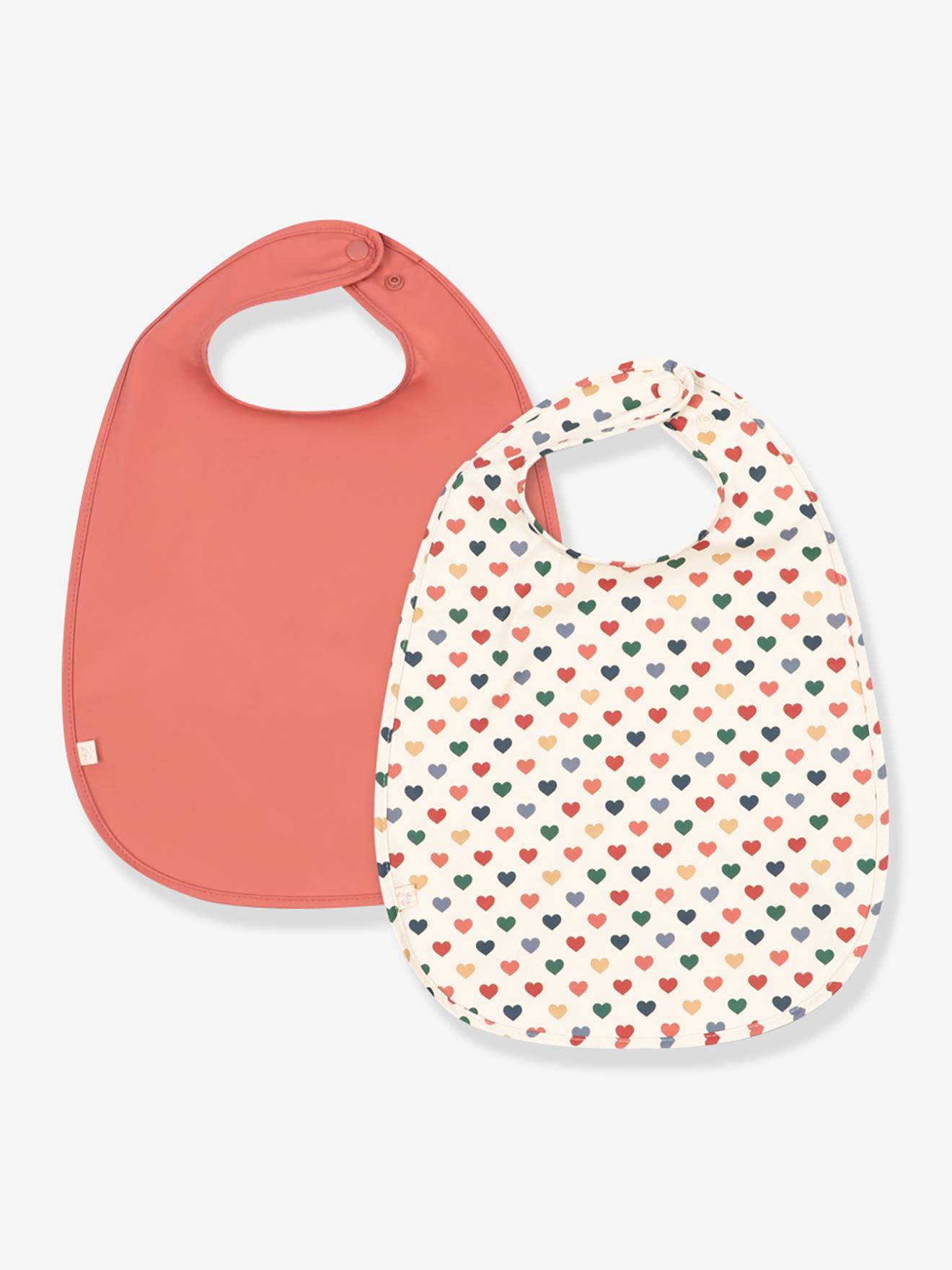 Set van 2 slabbetjes rozen
