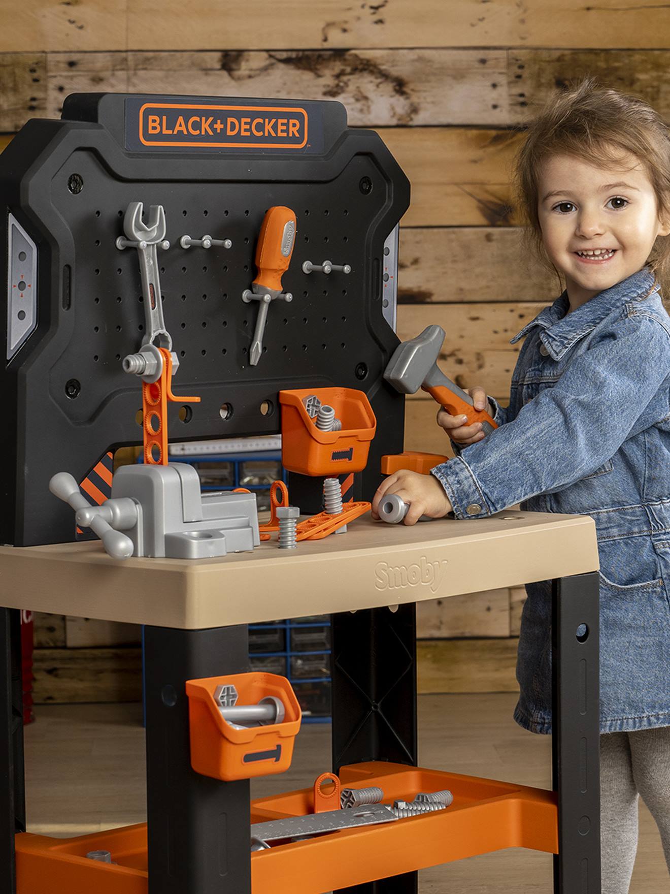 Bricolo SMOBY werkbank meerkleurig