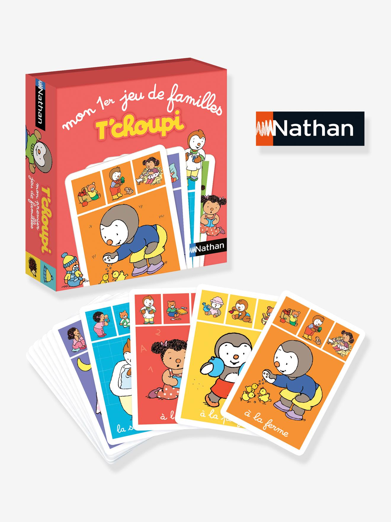 Mijn eerste familiespel T'choupi NATHAN rood afbeelding