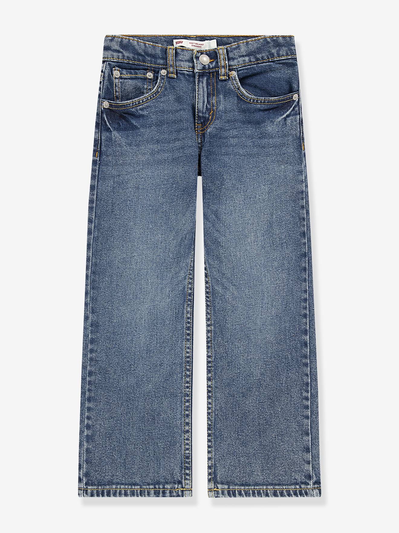 LEVI'S 555 Relaxed Straight jeans gebleekt denim