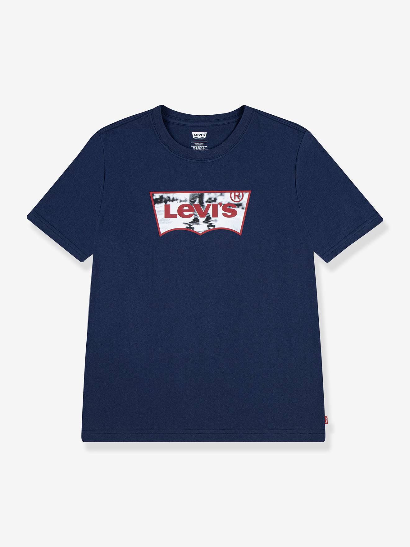 LEVI'S T-shirt Skate Batwing marineblauw