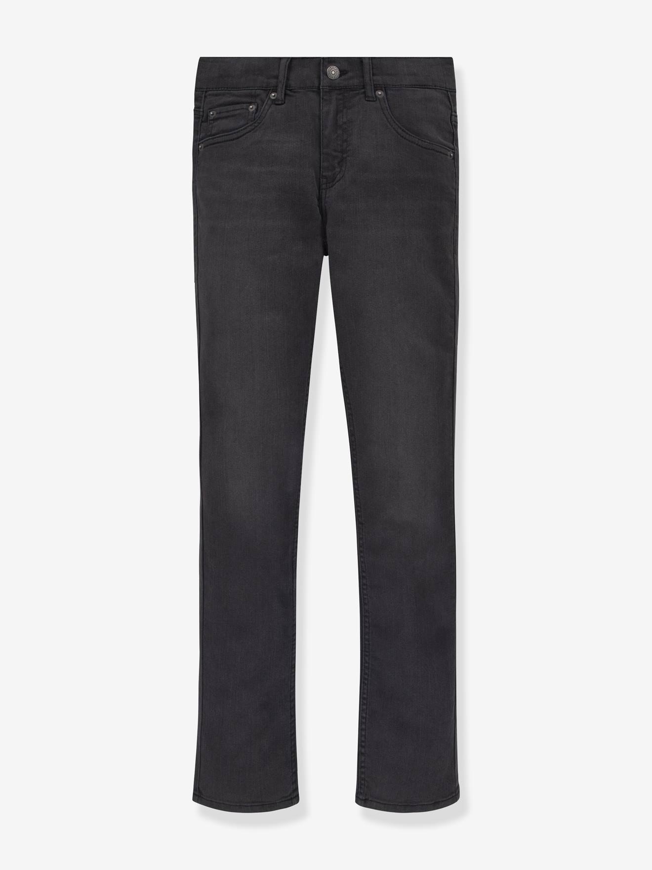 Levi's 512 slim jeans donkergrijs denim