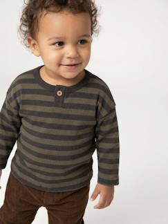 Baby-Gestreept babyshirt met lange mouwen