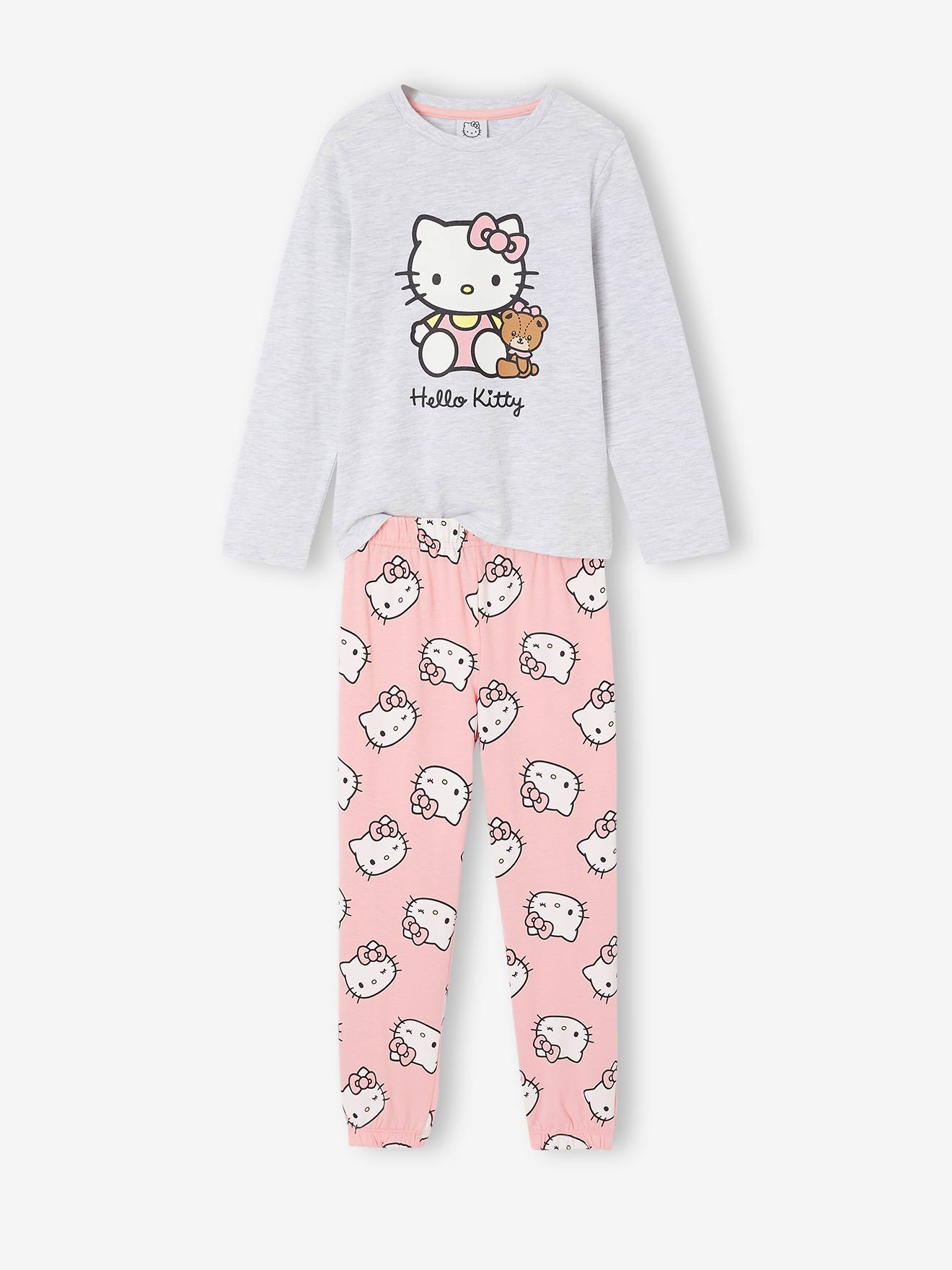 Hello Kitty meisjespyjama roze (poederkleur) afbeelding