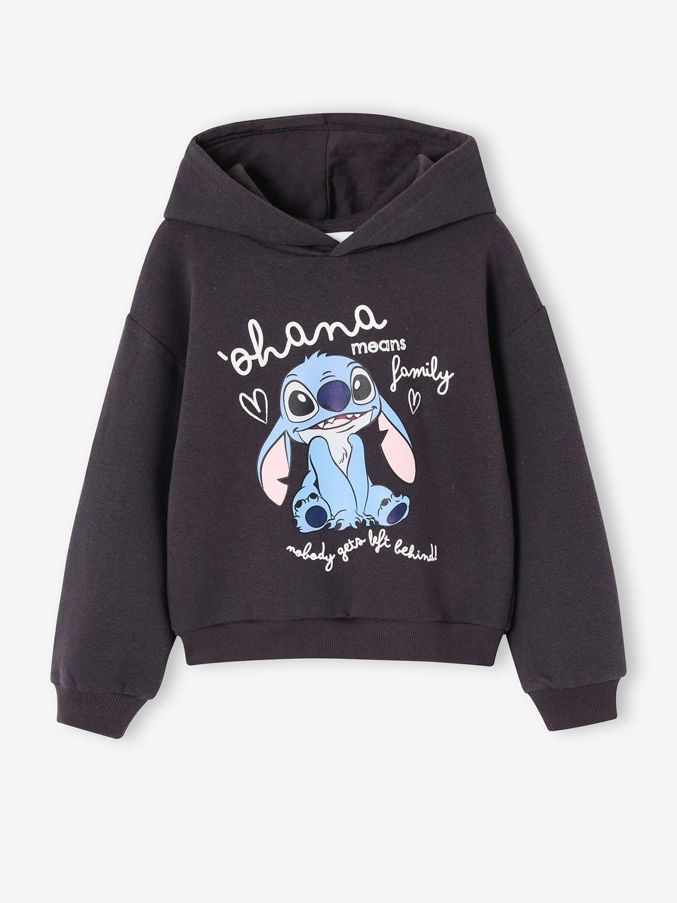 LILO & STITCH hoodie voor meisjes antraciet