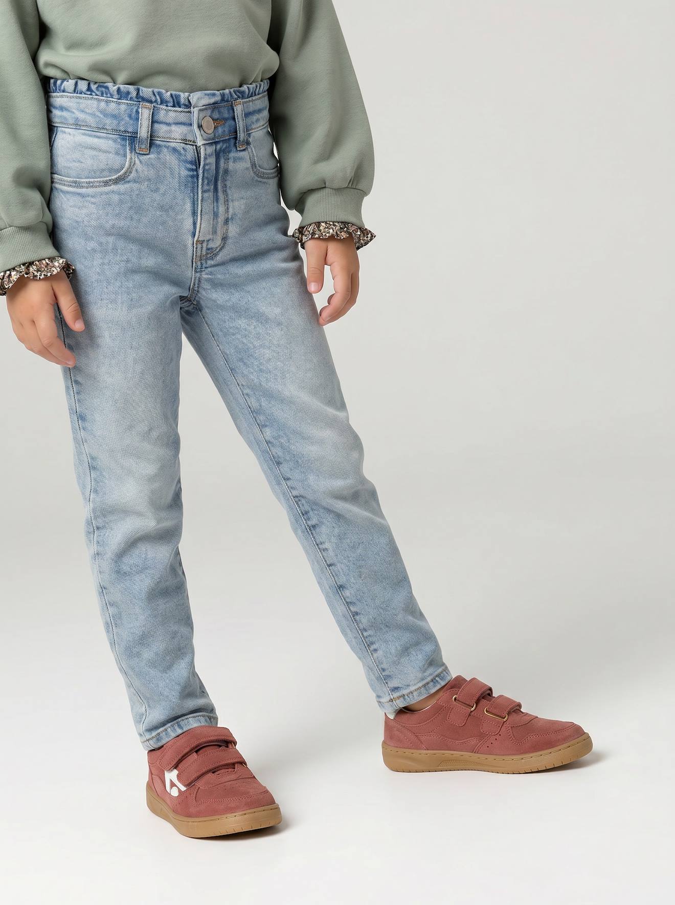 Slim jeans voor meisjes lichtblauw