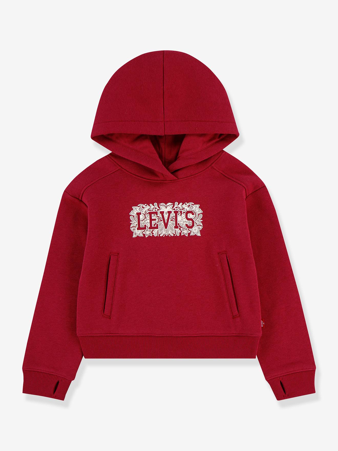 LEVI'S hoodie Meet And Greet rood