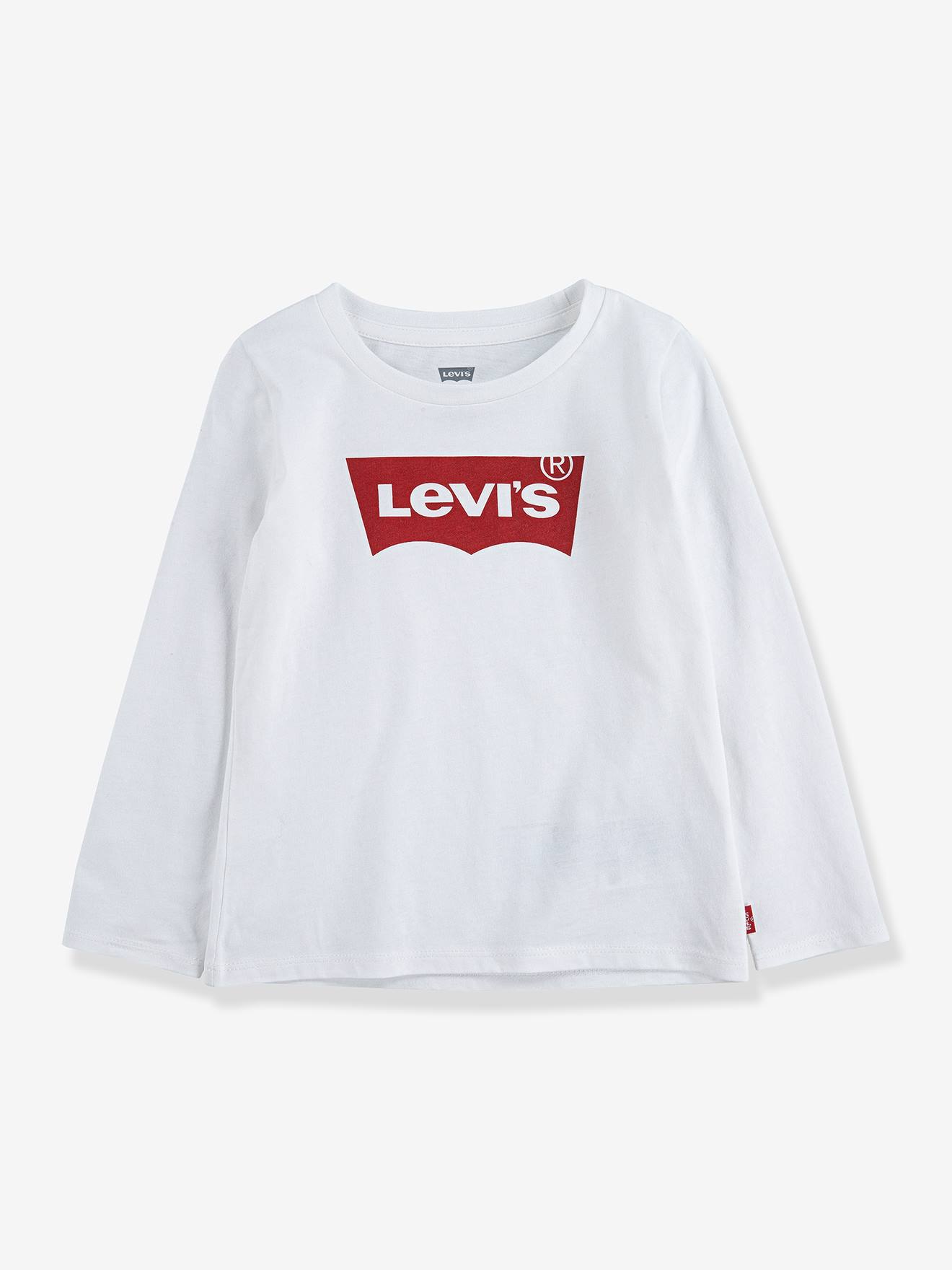 LEVI'S T-shirt met lange mouwen wit