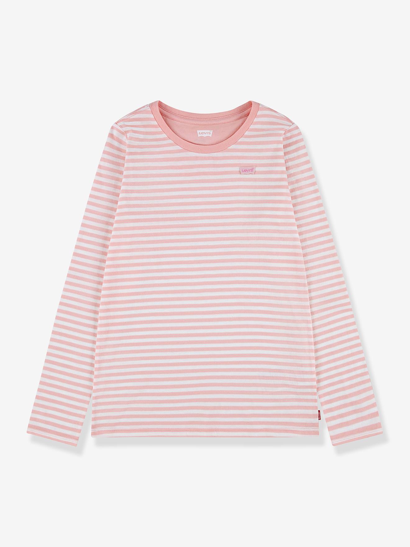 Gestreept Levi's T-shirt rozen