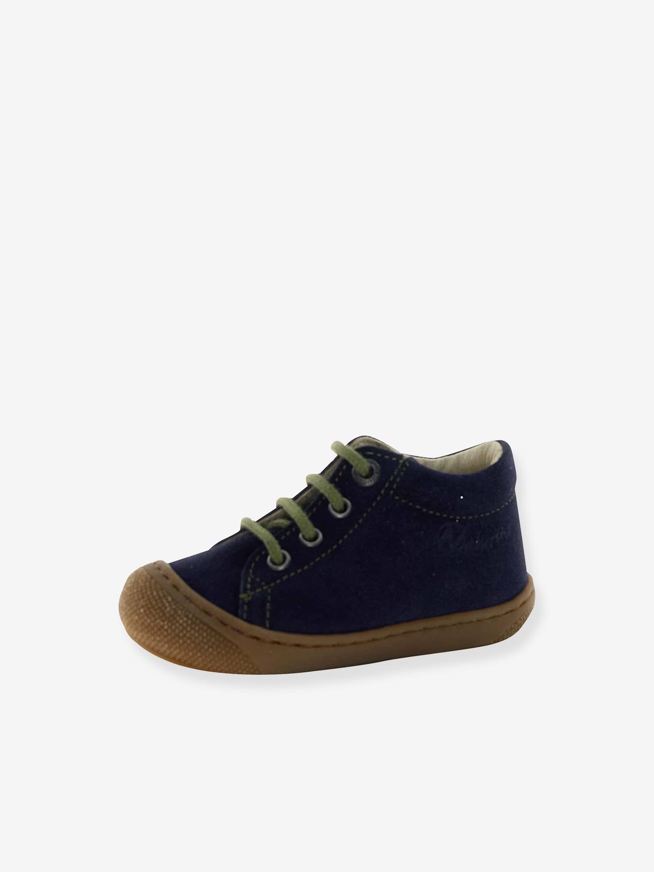 Cocoon hoge babyschoenen NAT marineblauw