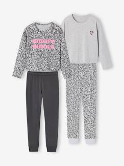 Meisje-Set van 2 pyjama's voor meisjes
